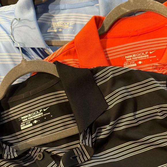 Nike Golf Polo shirt Tour Performance bundle men’s size large - Picture 3 of 4